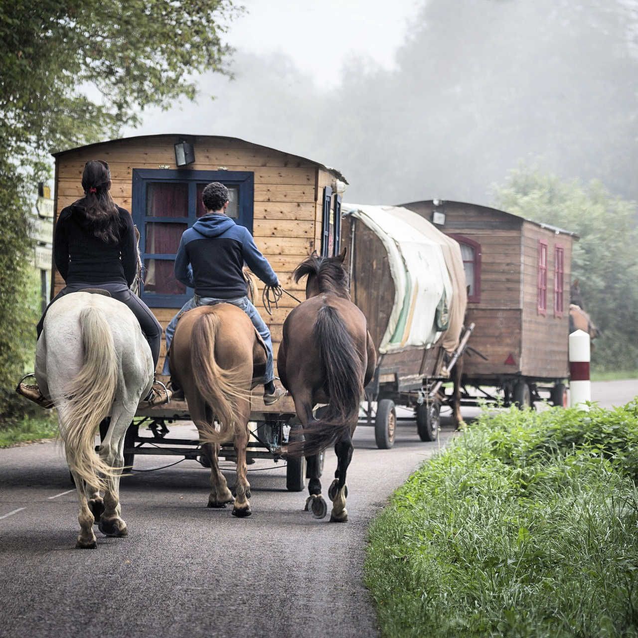 Slow vacances en roulotte