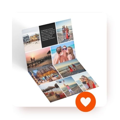 Story vacances à la mer - faces intérieures