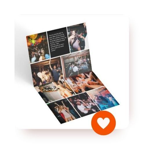 Story fête d'anniversaire - faces intérieures